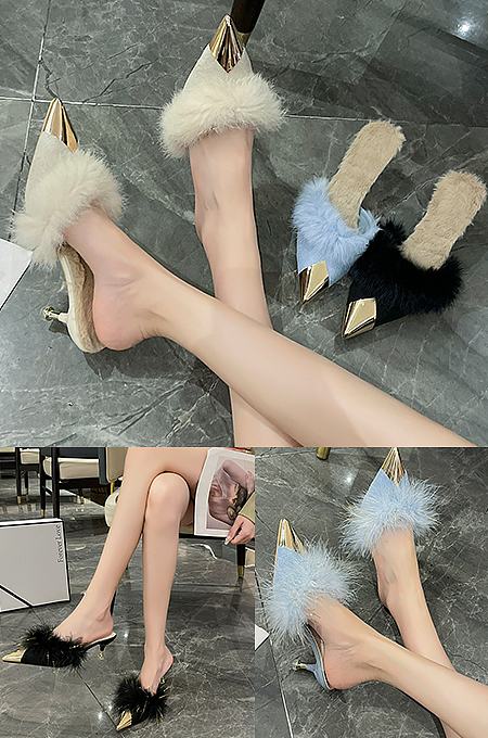 SUPER WHOLESALE | Feather Toe Pump