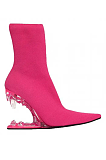SUPER WHOLESALE | Knitted Heels with Transparent Platform