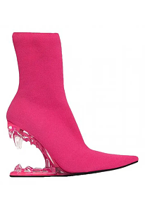 SUPER WHOLESALE | Knitted Heels with Transparent Platform