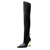 SUPER WHOLESALE | Over-the-Kneel Leather Boots