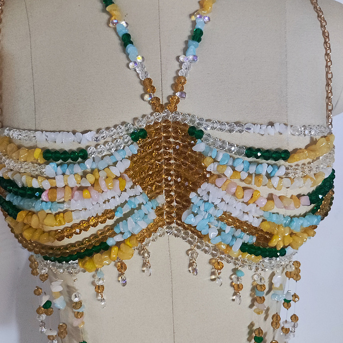 SUPER WHOLESALE |  Bead Bras Top (Preorder)