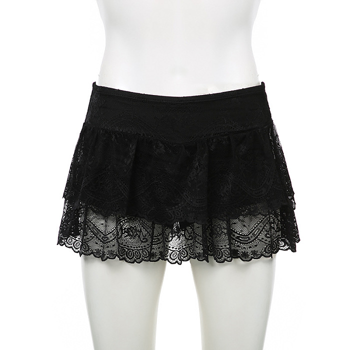 SUPER WHOLESALE |  Lace Layers Skirt
