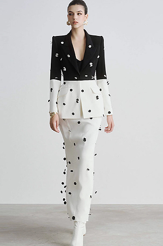 SUPER WHOLESALE | Sequined Blazer Set