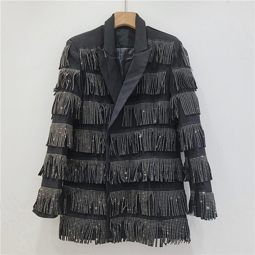 SUPER WHOLESALE | Fringes Blazer