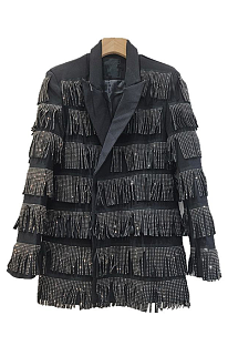 SUPER WHOLESALE | Fringes Blazer