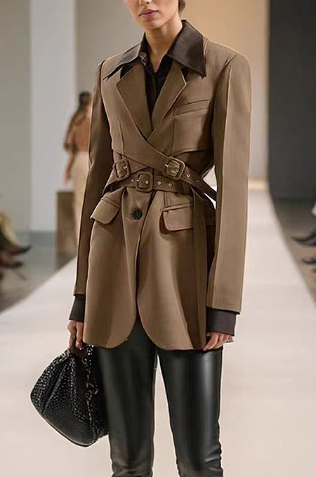 SUPER WHOLESALE | Fitted Trench Coat