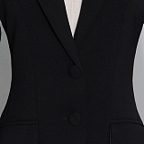 SUPER WHOLESALE | Cut-out Fitted Blazer Top