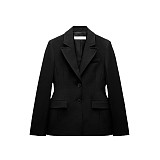SUPER WHOLESALE | Blazer Top(black)