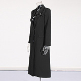 SUPER WHOLESALE| Buckle Designed Blazer Trench