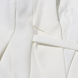 SUPER WHOLESALE| Buckle Designed Blazer