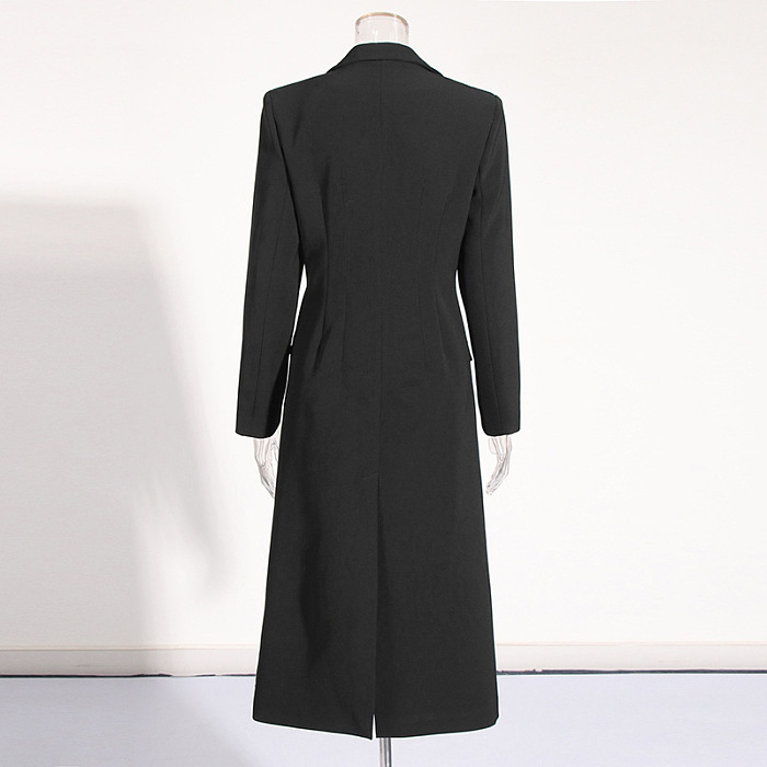 SUPER WHOLESALE| Buckle Designed Blazer Trench