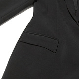 SUPER WHOLESALE| Buckle Designed Blazer Trench