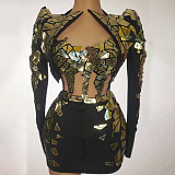 SUPER WHOLESALE | 3-piece Outfit Set(gold)