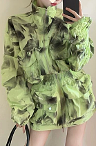 SUPER WHOLESALE | Printed Camo Skirt Set with Pockets