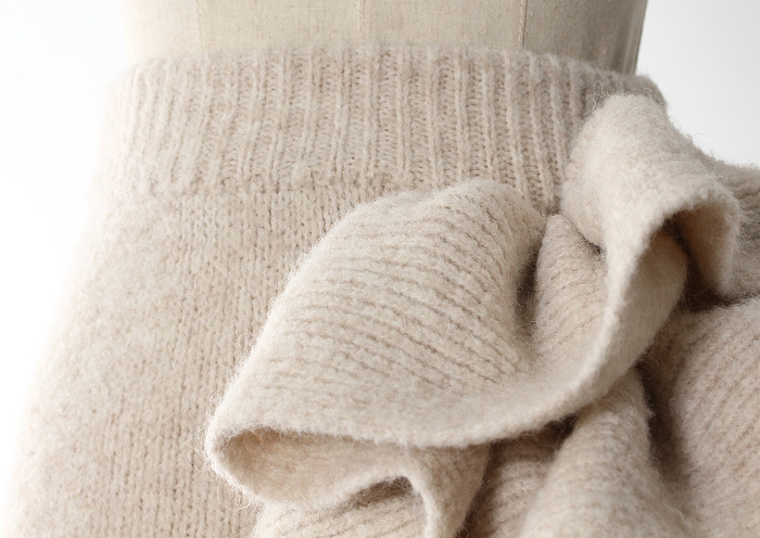 SUPER WHOLESALE | Turtle Neck Knitted Set with Coat
