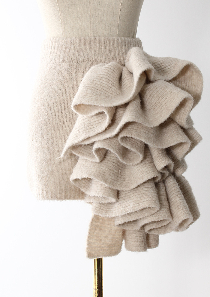 SUPER WHOLESALE | Turtle Neck Knitted Set with Coat