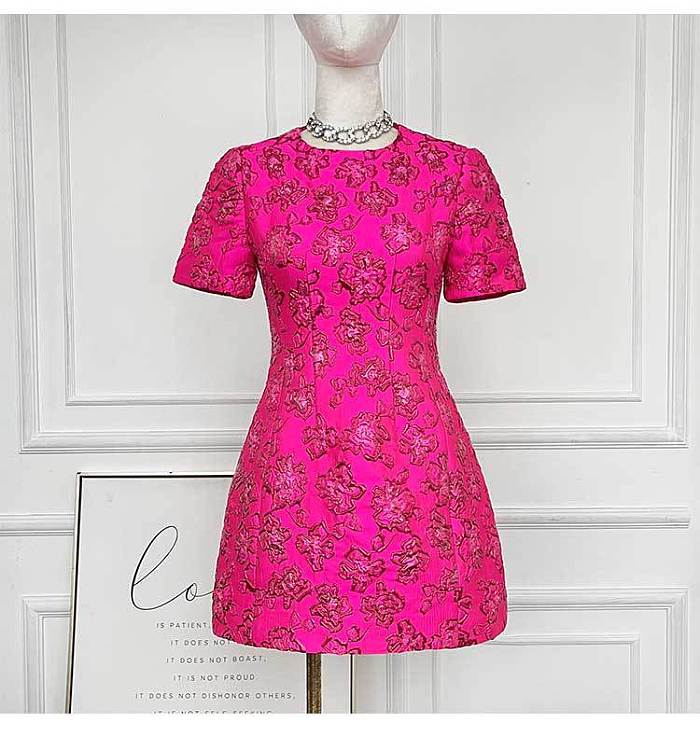 SUPER WHOLESALE | Embroidered Flower Dress
