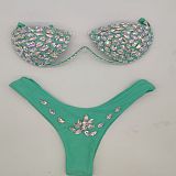 SUPER WHOLESALE | Rhinestone Beaded Bikini Set