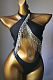 SUPER WHOLESALE | Fringe Halter Bikini Set(black)