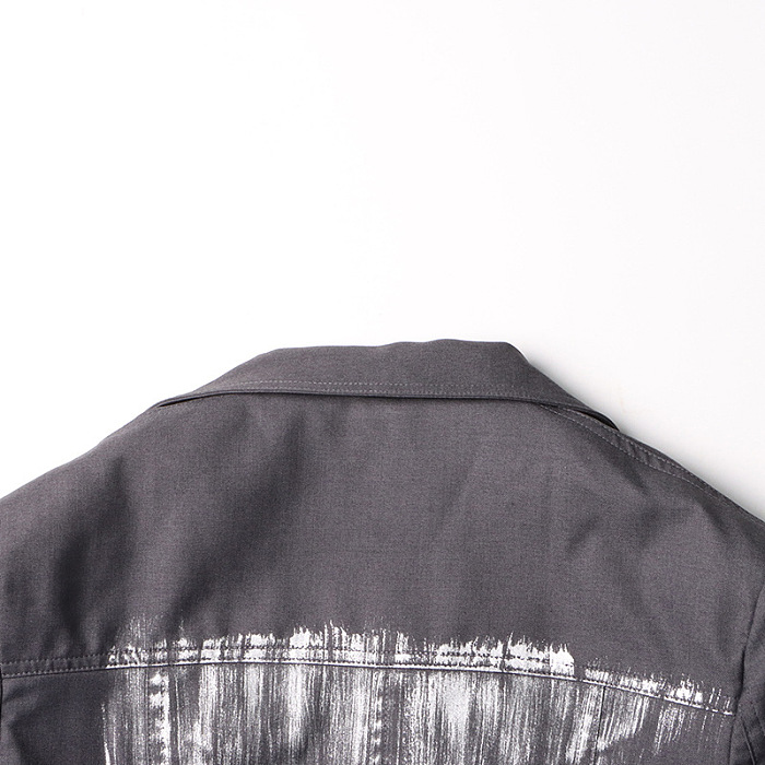 SUPER WHOLESALE | Graffiti Split Trench Coat