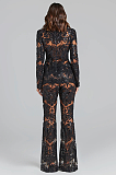 SUPER WHOLESALE | Lace Blazer Set(black)