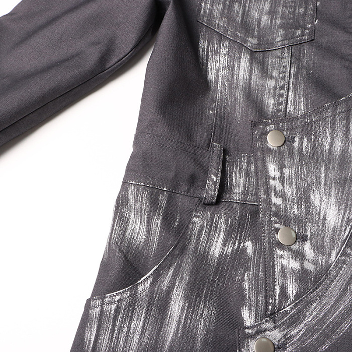 SUPER WHOLESALE | Graffiti Split Trench Coat