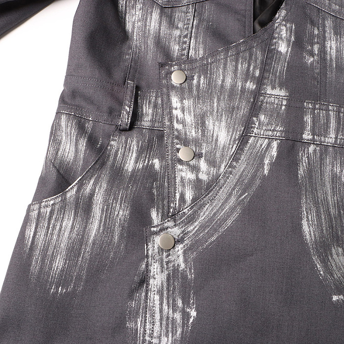 SUPER WHOLESALE | Graffiti Split Trench Coat