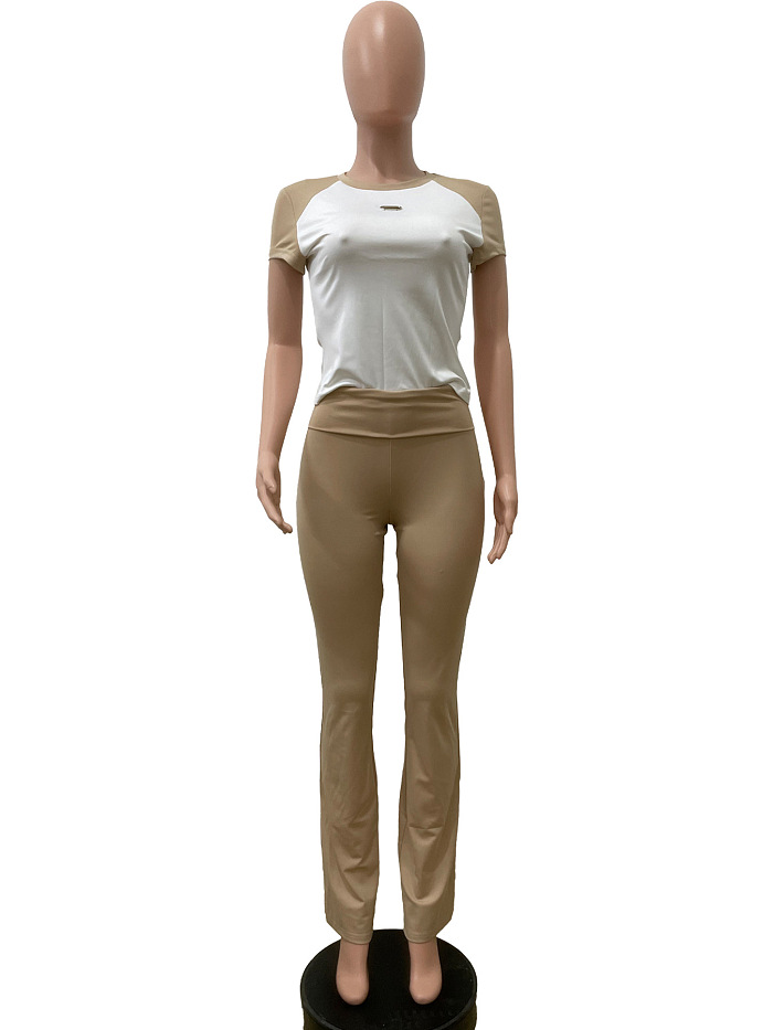 SUPER WHOLESALE |  Pants Set in Two Tones