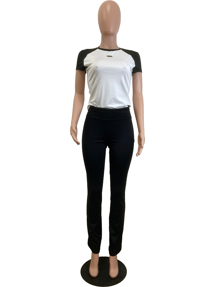 SUPER WHOLESALE |  Pants Set in Two Tones