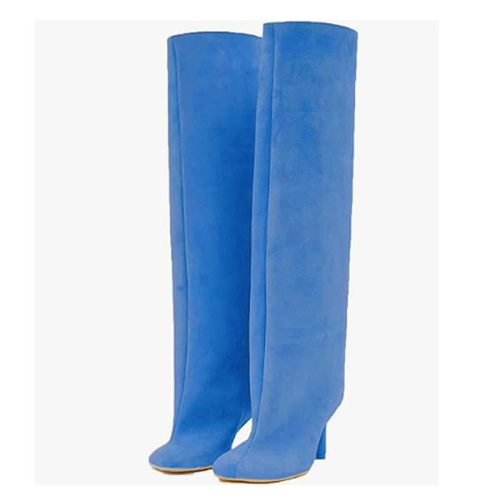 SUPER WHOLESALE | Slip-on Knee-high Boots