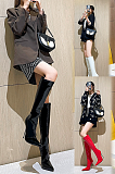 SUPER WHOLESALE |  Leather Pointed Toe Boots (13cm heels)