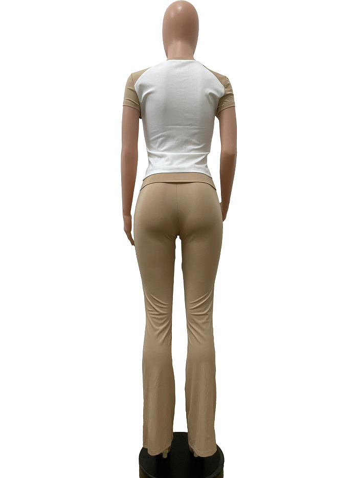 SUPER WHOLESALE |  Pants Set in Two Tones