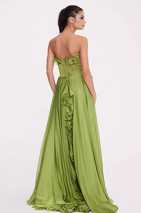 SUPER WHOLESALE | Strapless Long Dress