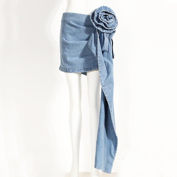 SUPER WHOLESALE |  Denim Set with Skirt