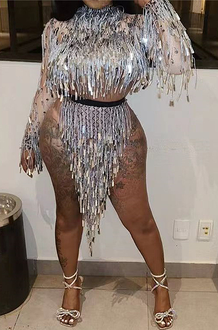 SUPER WHOLESALE |  Sequins Sexy Dress