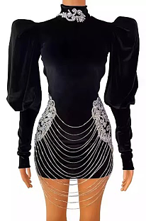 SUPER WHOLESALE |  Lantern Shoulder Dress