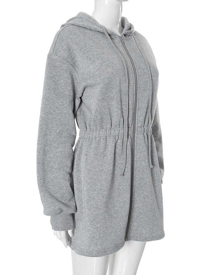 SUPER WHOLESALE | Hoodie Drawstring Dress