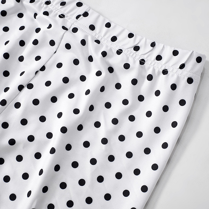 SUPER WHOLESALE | Polka Dot Pants Set with Bows Top
