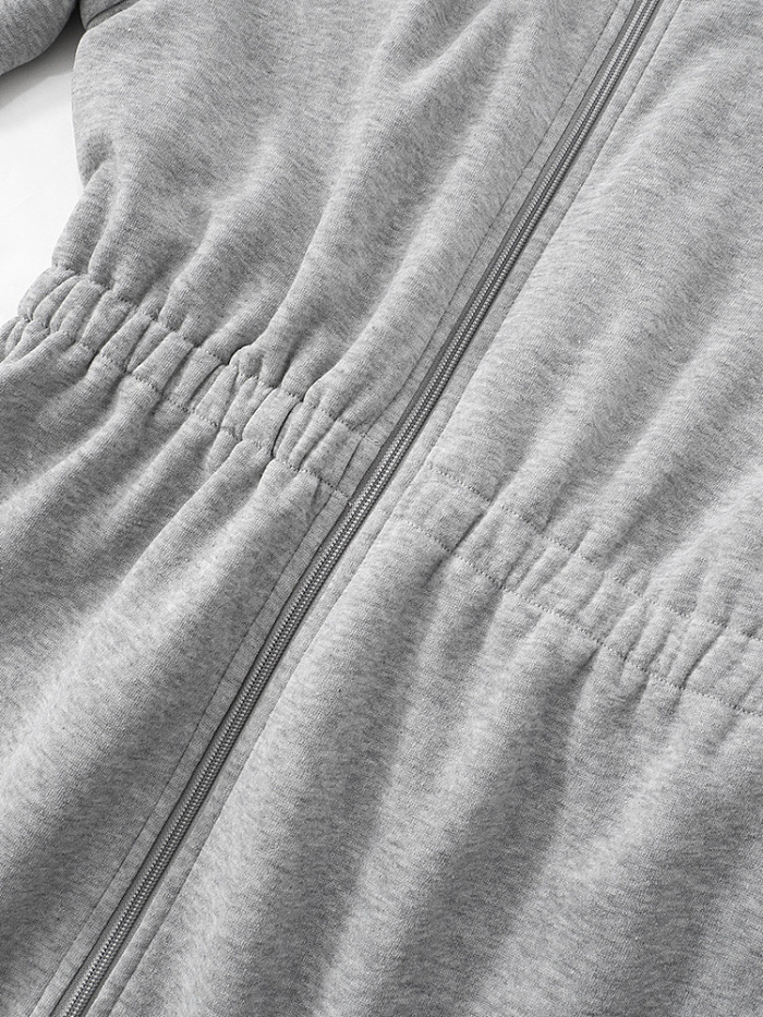 SUPER WHOLESALE | Hoodie Drawstring Dress