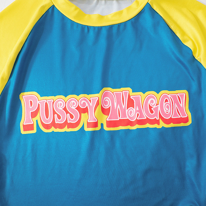 SUPER WHOLESALE | Printed T-shirt in Two Tones