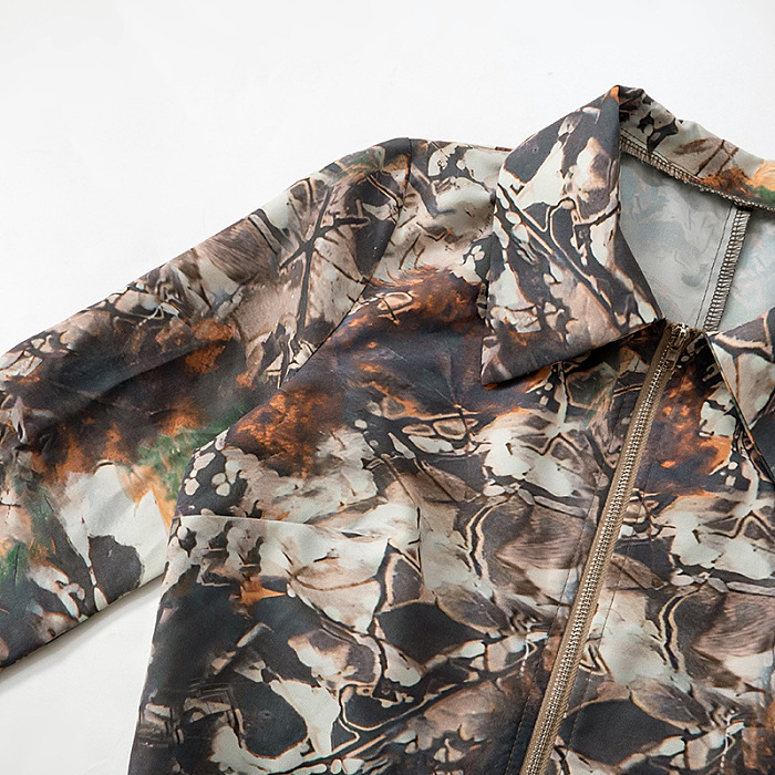SUPER WHOLESALE | Camo Zip Up Romper