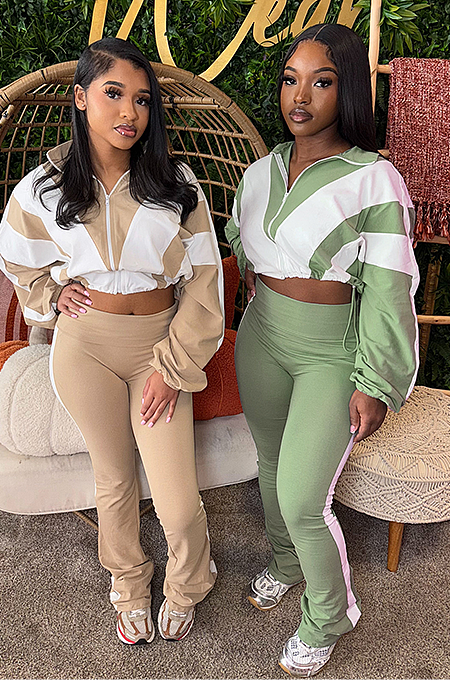 SUPER WHOLESALE | Striped Tracking Suit