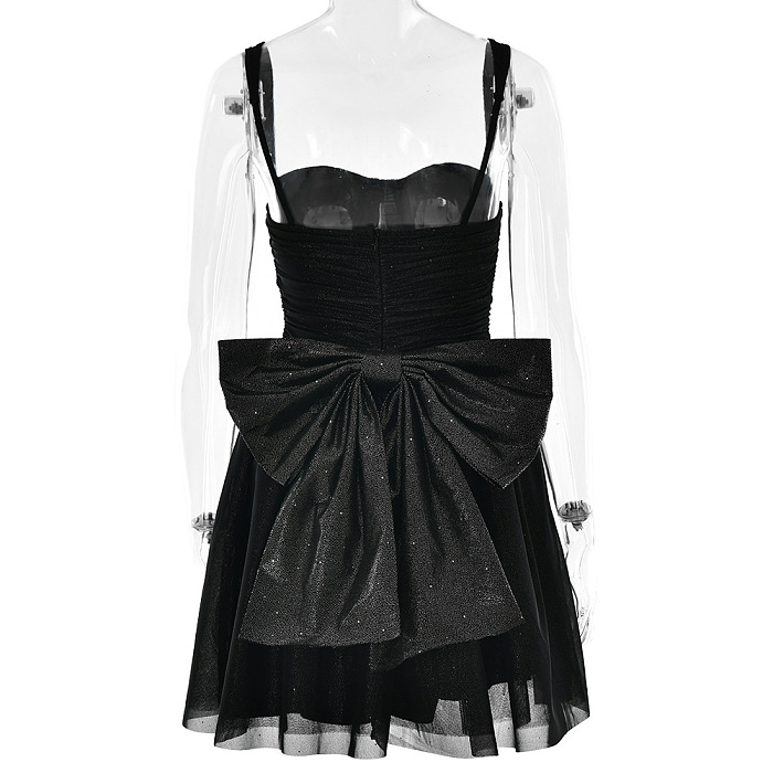 SUPER WHOLESALE | Spaghetti Big Bow Dress