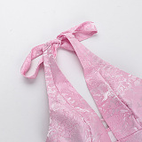 SUPER WHOLESALE | Halter Big Bow Dress