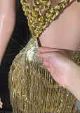 SUPER WHOLESALE | Crystal Fringes Party Dress