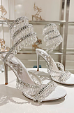 SUPER WHOLESALE | Crystal-embellished Sandals