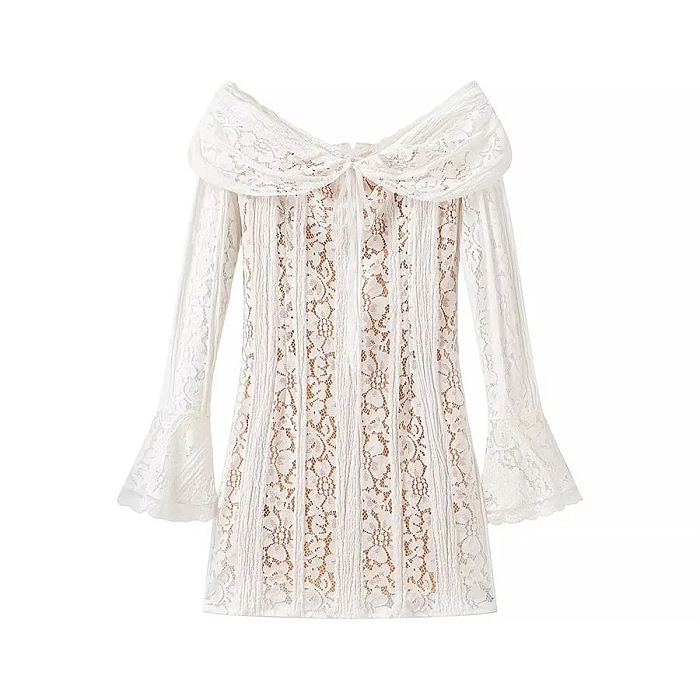 SUPER WHOLESALE | Strapless Lace Mini Dress