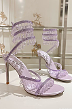 SUPER WHOLESALE | Crystal-embellished Sandals