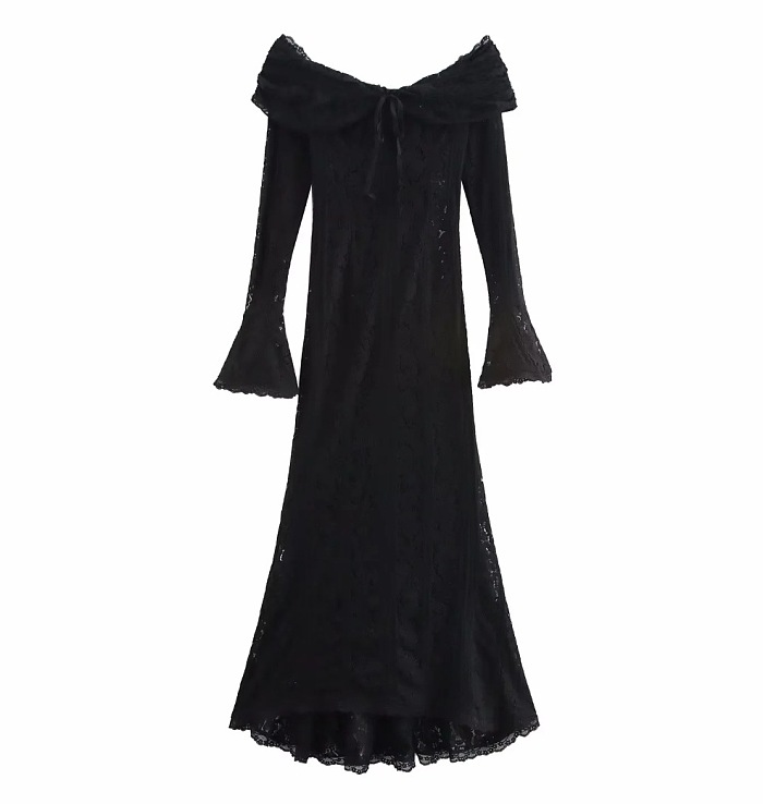 SUPER WHOLESALE | Strapless Lace Long Dress