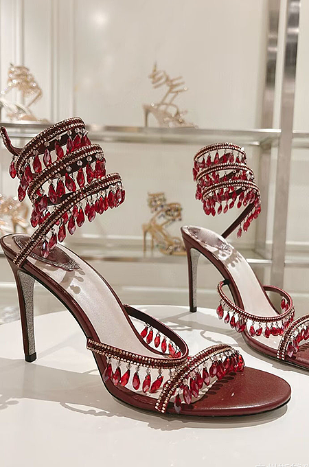 SUPER WHOLESALE | Crystal-embellished Sandals